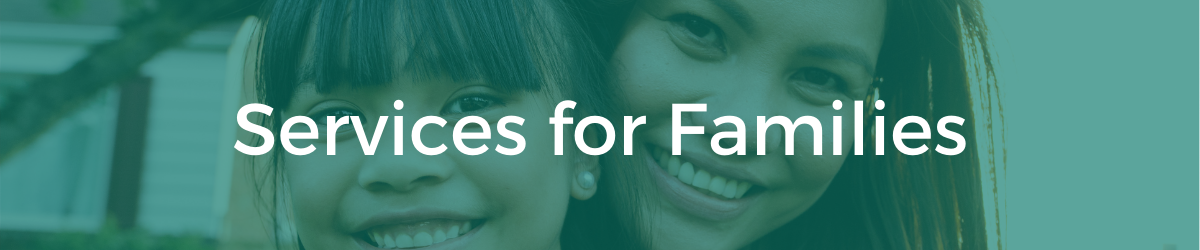 Services for Families Banner