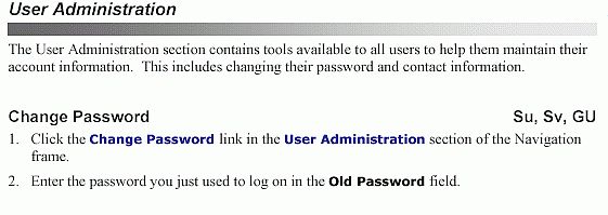 User Administration: Figure 1