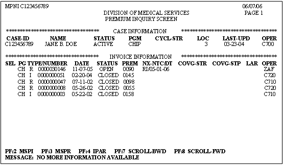 Screen shot of MPNI #1