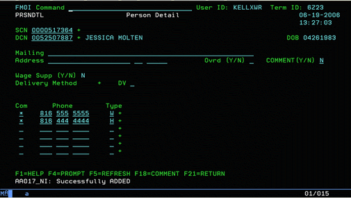 screen shot FM0I
