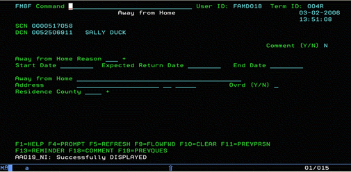 screen shot FM8F