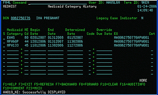 screen shot of FM4L
