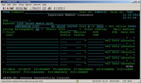 FM0E Screen