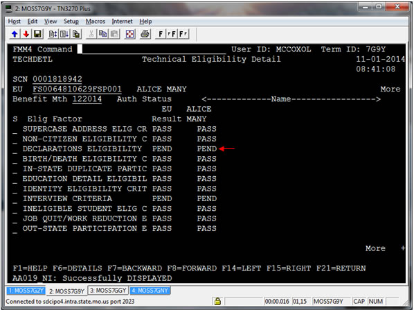 FMM4 Screen
