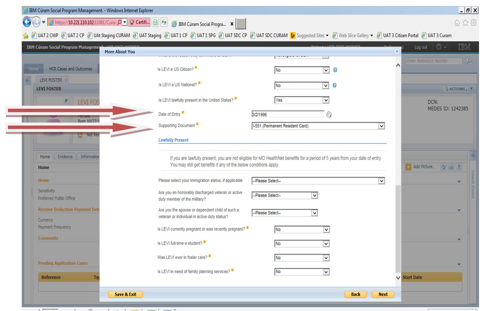 MEDES Screen Shot