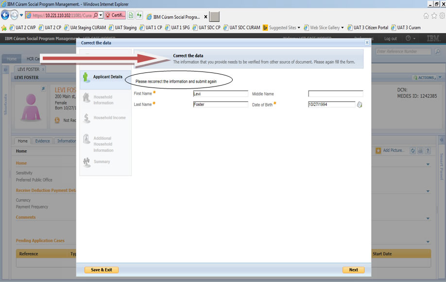 MEDES Screen Shot