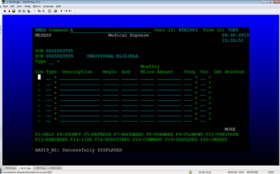 FMXA Screen Image