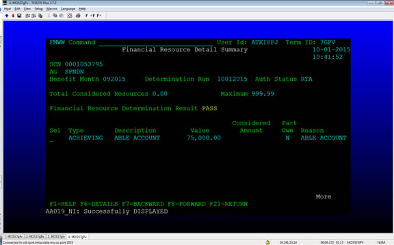 FMWW Screen Image