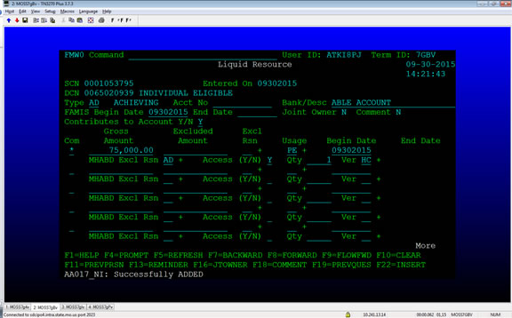 FMW0 Screen Image