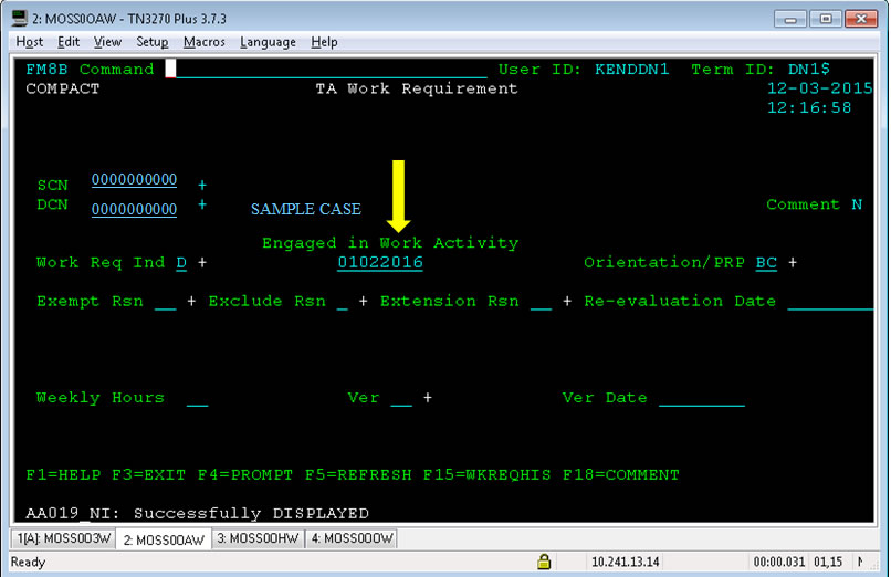 FM8B Screen